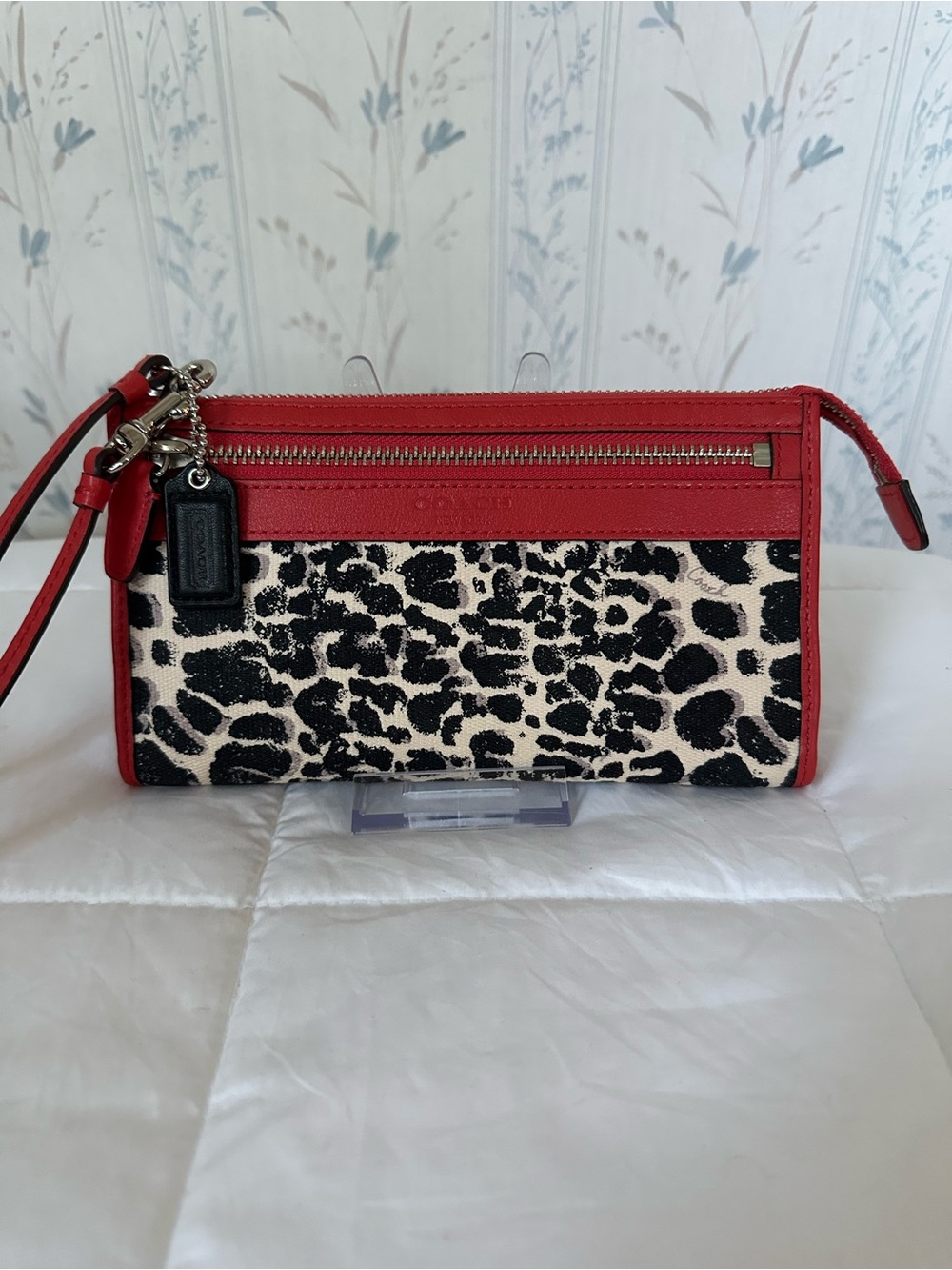 Coach Leopard Print Wristlet